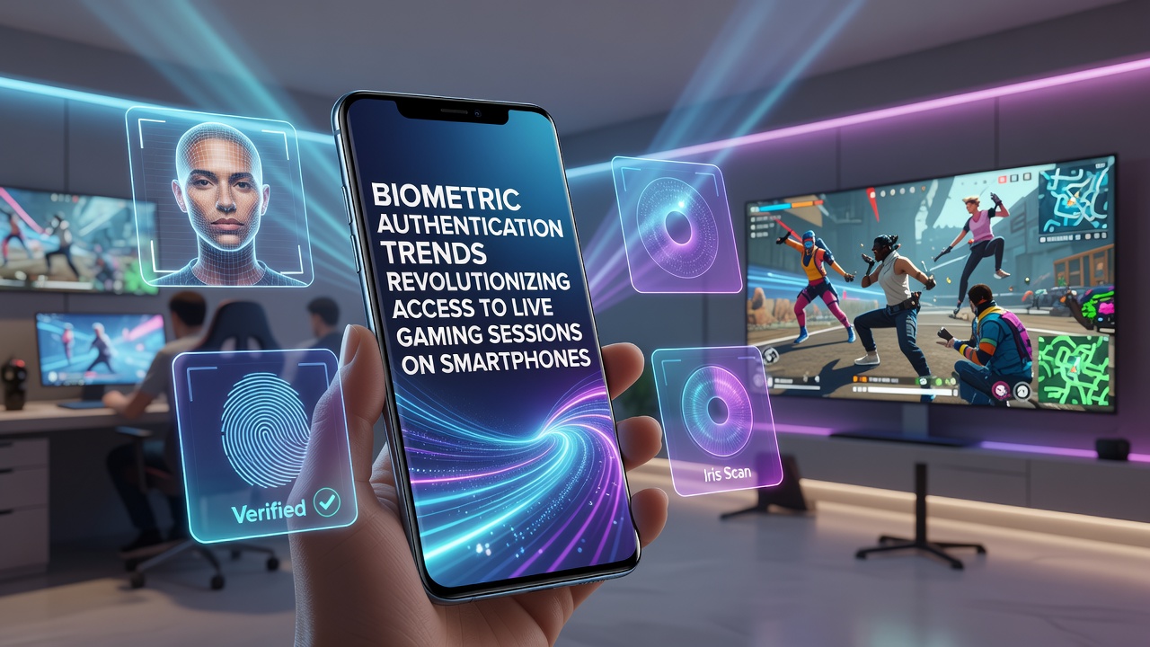 Sichere biometrische Zugangskontrolle in mobilen Live-Gaming-Apps