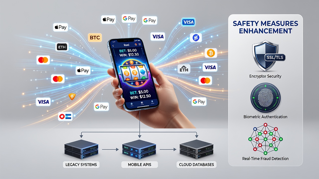 Sicherheitsarchitektur bei integrierten Zahlungssystemen für mobile Casino-Spiele